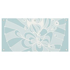 Blue 2 Zendoodle Banner And Sign 4  X 2  by Mazipoodles