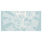 Blue 2 Zendoodle Banner and Sign 4  x 2  Front