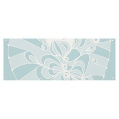 Blue 2 Zendoodle Banner And Sign 8  X 3  by Mazipoodles