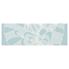 Blue 2 Zendoodle Banner And Sign 12  X 4  by Mazipoodles