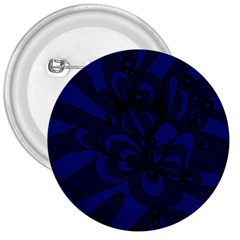 Blue 3 Zendoodle 3  Buttons by Mazipoodles