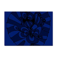 Blue 3 Zendoodle Sticker A4 (100 Pack) by Mazipoodles