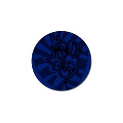 Blue 3 Zendoodle Golf Ball Marker by Mazipoodles