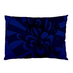 Blue 3 Zendoodle Pillow Case by Mazipoodles