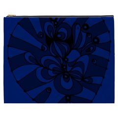 Blue 3 Zendoodle Cosmetic Bag (xxxl) by Mazipoodles