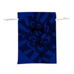 Blue 3 Zendoodle Lightweight Drawstring Pouch (S) Front