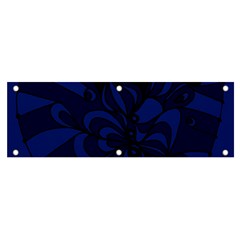 Blue 3 Zendoodle Banner And Sign 6  X 2  by Mazipoodles