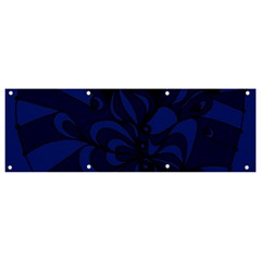 Blue 3 Zendoodle Banner And Sign 9  X 3  by Mazipoodles