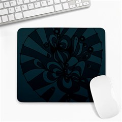 Green Zendoodle Large Mousepad by Mazipoodles