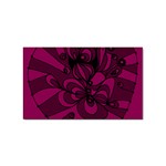 Aubergine Zendoodle Sticker Rectangular (100 pack) Front