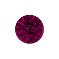 Aubergine Zendoodle Golf Ball Marker by Mazipoodles