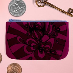 Aubergine Zendoodle Large Coin Purse by Mazipoodles