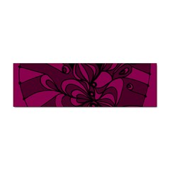 Aubergine Zendoodle Sticker (bumper) by Mazipoodles