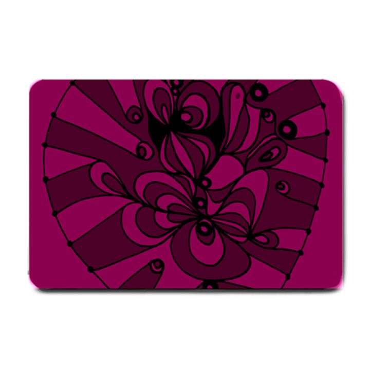 Aubergine Zendoodle Small Doormat