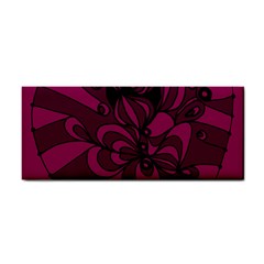 Aubergine Zendoodle Hand Towel by Mazipoodles