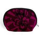 Aubergine Zendoodle Accessory Pouch (Medium) Front