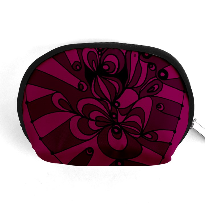 Aubergine Zendoodle Accessory Pouch (Medium)