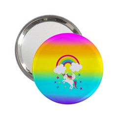 Unicorn Einhorn Licorne 2 25  Handbag Mirrors by gasi