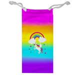 Unicorn Einhorn Licorne Jewelry Bag Front