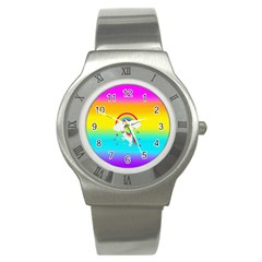 Unicorn Einhorn Licorne Stainless Steel Watch by gasi