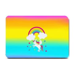 Unicorn Einhorn Licorne Small Doormat by gasi