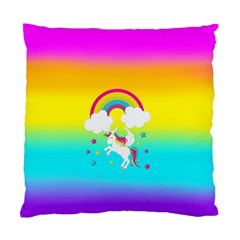 Unicorn Einhorn Licorne Standard Cushion Case (two Sides) by gasi