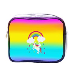 Unicorn Einhorn Licorne Mini Toiletries Bag (one Side) by gasi