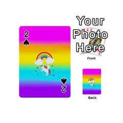 Unicorn Einhorn Licorne Playing Cards 54 Designs (mini) by gasi