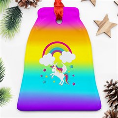 Unicorn Einhorn Licorne Bell Ornament (two Sides)