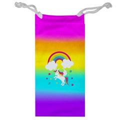 Unicorn Einhorn Licorne Jewelry Bag by gasi