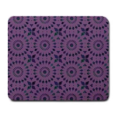 Kaleidoscope Scottish Violet Large Mousepad by Mazipoodles