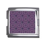 Kaleidoscope Scottish Violet Mega Link Italian Charm (18mm) Front