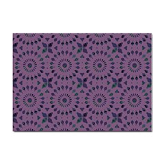 Kaleidoscope Scottish Violet Sticker A4 (100 Pack) by Mazipoodles