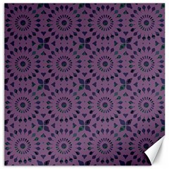 Kaleidoscope Scottish Violet Canvas 16  X 16  by Mazipoodles