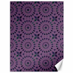 Kaleidoscope Scottish Violet Canvas 36  X 48  by Mazipoodles