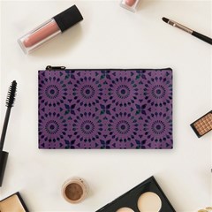 Kaleidoscope Scottish Violet Cosmetic Bag (small) by Mazipoodles