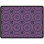 Kaleidoscope Scottish Violet Double Sided Fleece Blanket (Large) 80 x60  Blanket Front