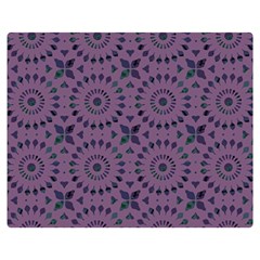 Kaleidoscope Scottish Violet Flano Blanket (medium) by Mazipoodles