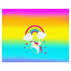 Unicorn Einhorn Licorne Flano Blanket (medium) by gasi