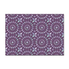 Kaleidoscope Plum Sticker A4 (10 Pack) by Mazipoodles