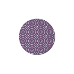 Kaleidoscope Plum Golf Ball Marker by Mazipoodles