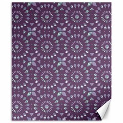 Kaleidoscope Plum Canvas 8  X 10  by Mazipoodles