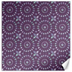 Kaleidoscope Plum Canvas 12  X 12  by Mazipoodles