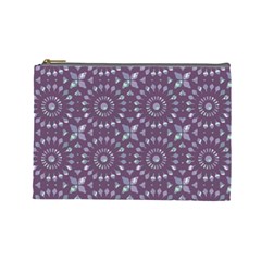 Kaleidoscope Plum Cosmetic Bag (large) by Mazipoodles