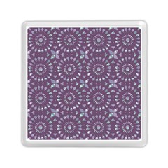 Kaleidoscope Plum Memory Card Reader (square) by Mazipoodles