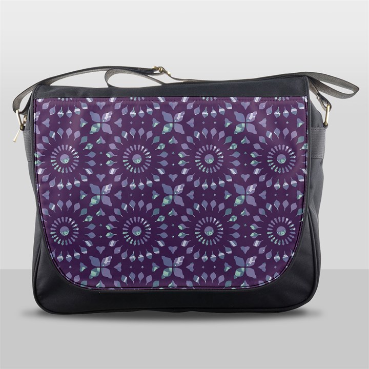 Kaleidoscope Plum Messenger Bag