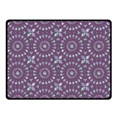 Kaleidoscope Plum Double Sided Fleece Blanket (small) by Mazipoodles