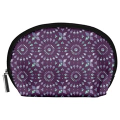 Kaleidoscope Plum Accessory Pouch (large) by Mazipoodles