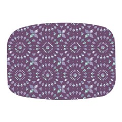 Kaleidoscope Plum Mini Square Pill Box by Mazipoodles