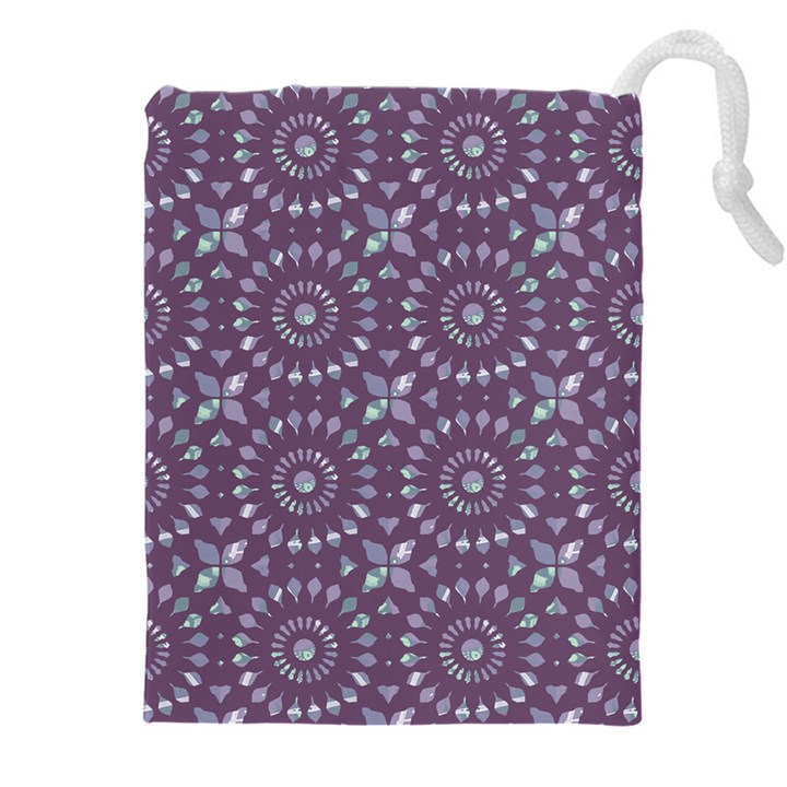 Kaleidoscope Plum Drawstring Pouch (4XL)